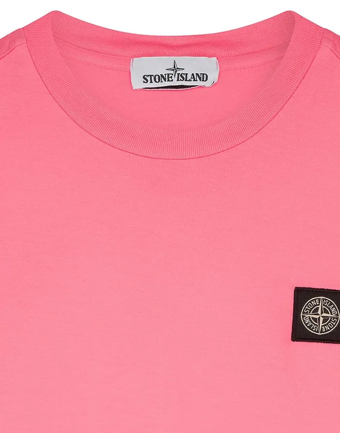 Stone Island TShirts 22713 TShirt In Pink 8211 Mens