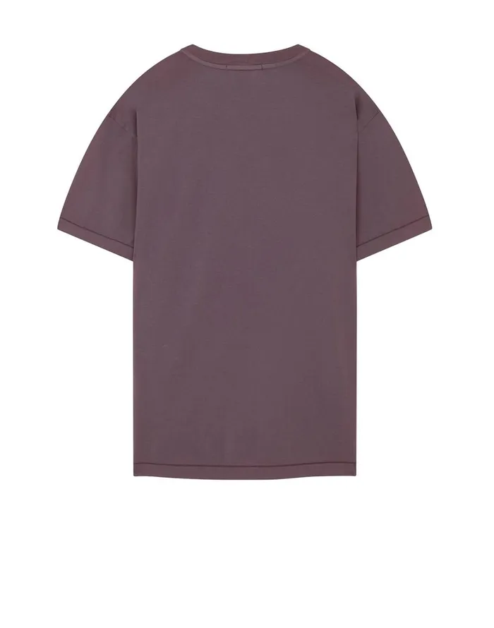 Stone Island TShirts 24113 Short Sleeve TShirt In Violet 8211 Mens