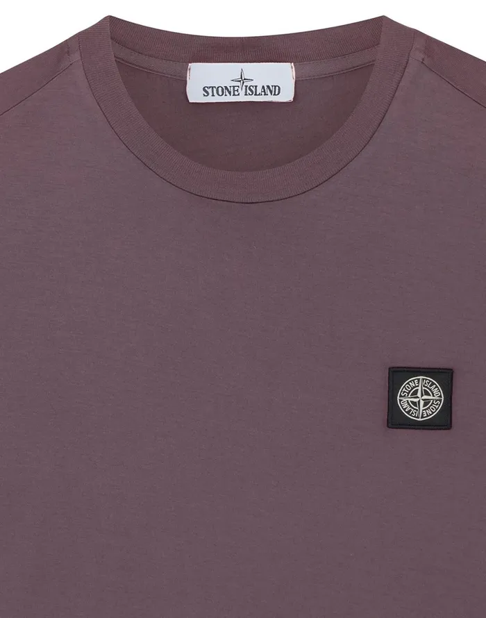 Stone Island TShirts 24113 Short Sleeve TShirt In Violet 8211 Mens