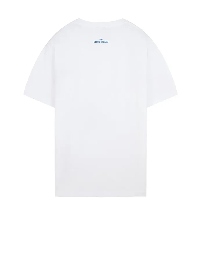 Stone Island TShirts 24682 Paint Stroke 3 TShirt In White 8211 Mens