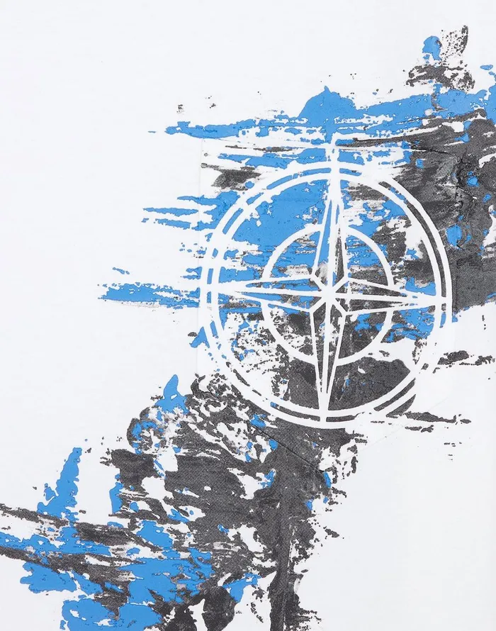 Stone Island TShirts 24682 Paint Stroke 3 TShirt In White 8211 Mens