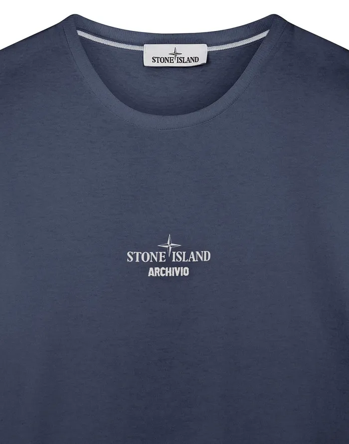 Stone Island TShirts 2Ns91 Short Sleeve TShirt In Marine Blue 8211 Mens