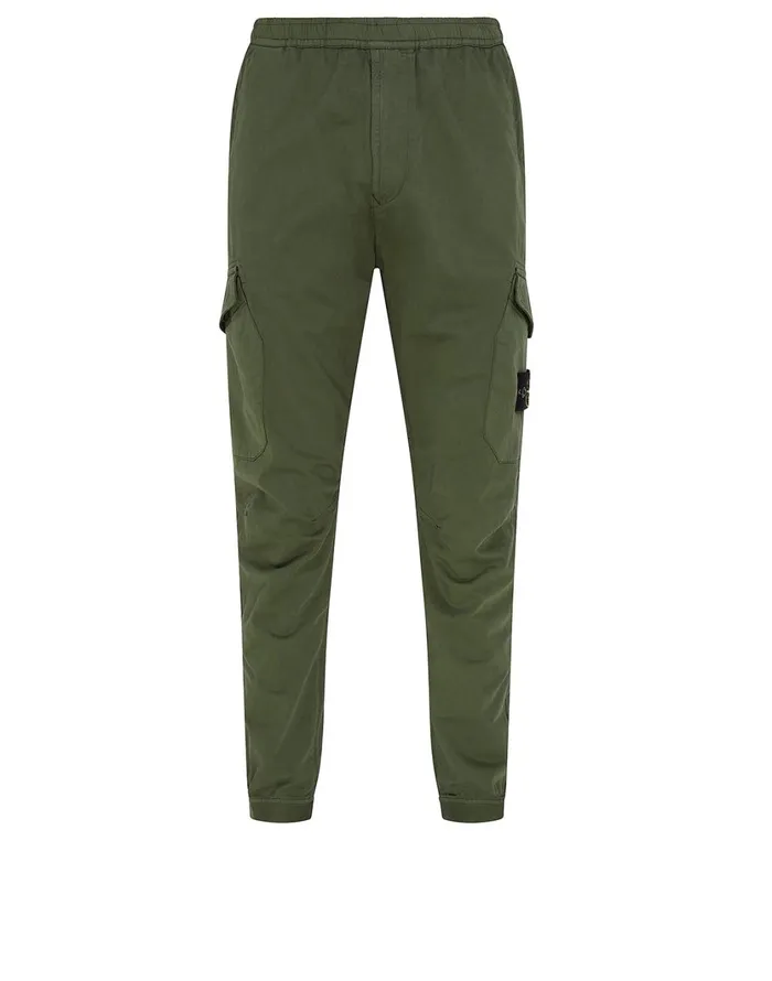 Stone Island Trousers 31414 Cargo Pants In Dark Forest 8211 Mens