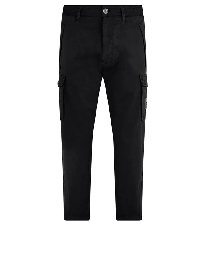 Stone Island Trousers 326F4 Cargo Pants In Black 8211 Mens