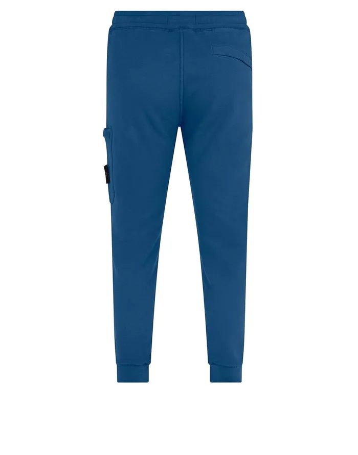 Stone Island Trousers 64520 Fleece Pants In Periwinkle 8211 Mens