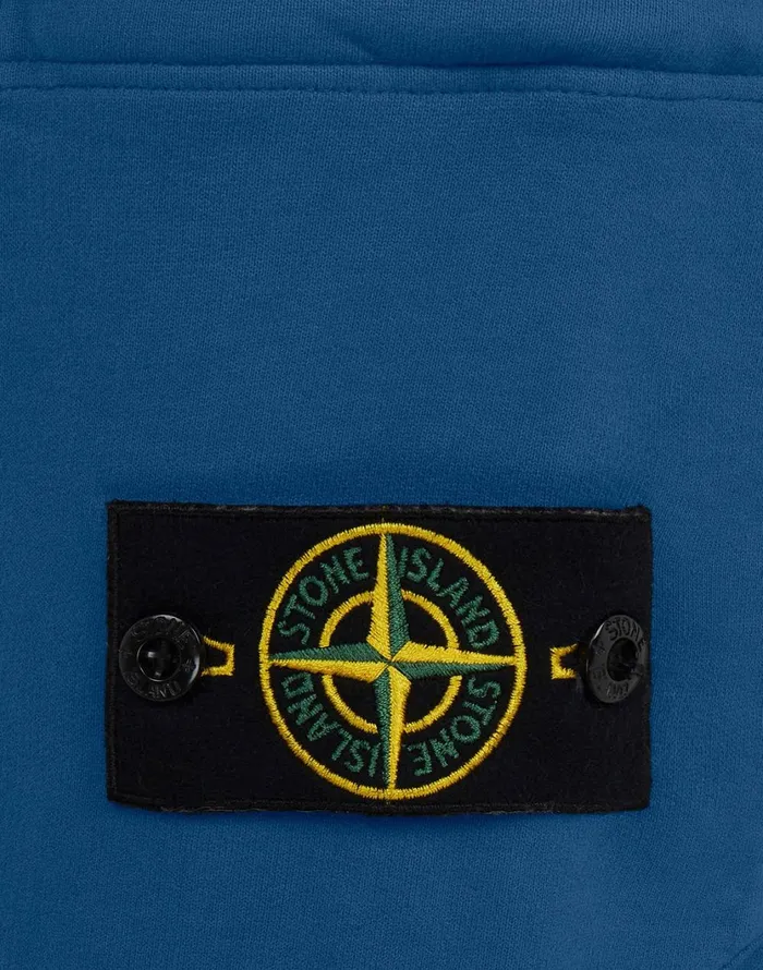 Stone Island Trousers 64520 Fleece Pants In Periwinkle 8211 Mens