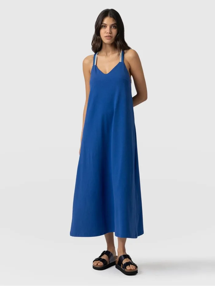Sunset Dress Cobalt Blue 8211 Navy Lurex Navy Lurex Women Saint And Sofia Dresses Sunset Dress Cobalt Blue 8211 Navy Lurex Navy Lurex Women Saint And Sofia Dresses