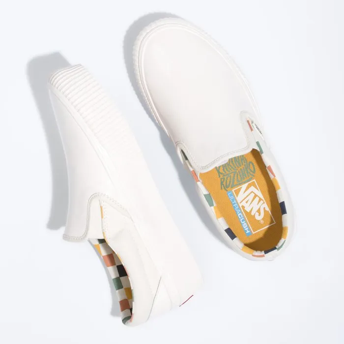Surf Vibes Women Vans Karina Rozunko SlipOn Platform SF Patentmarshmallow Surf Vibes Women Vans Karina Rozunko SlipOn Platform SF Patentmarshmallow