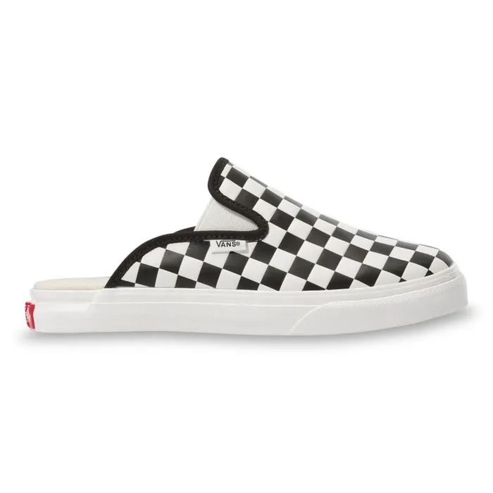 Surf Vibes Women Vans Leather Checkerboard Mule SF Blackwhite Surf Vibes Women Vans Leather Checkerboard Mule SF Blackwhite