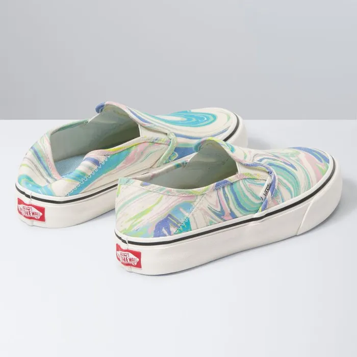 Surf Vibes Women Vans Resin Swirl SlipOn SF Marshmallow Surf Vibes Women Vans Resin Swirl SlipOn SF Marshmallow