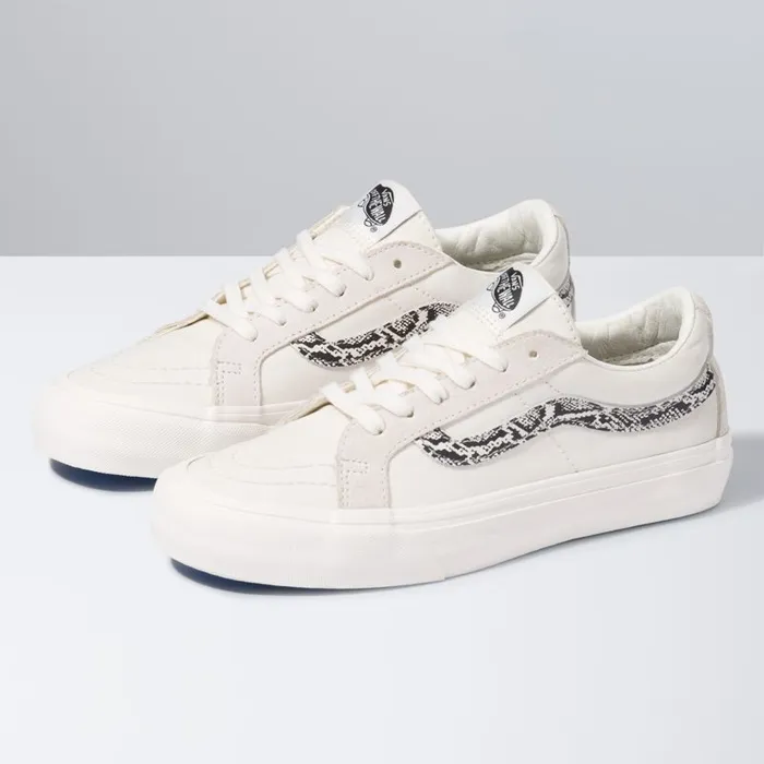 Surf Vibes Women Vans Snake Sk8Low Reissue SF Marshmallow