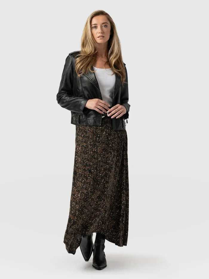 Sutton Skirt 8211 Ditsy Leopard Ditsy Leopard Women Saint And Sofia Skirts