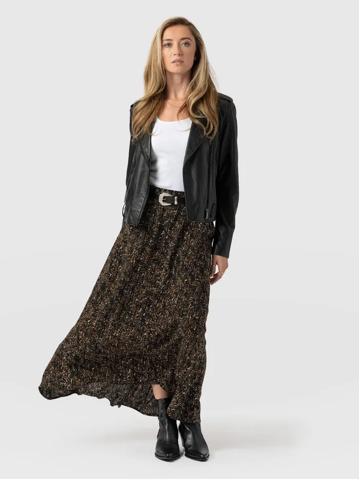 Sutton Skirt 8211 Ditsy Leopard Ditsy Leopard Women Saint And Sofia Skirts