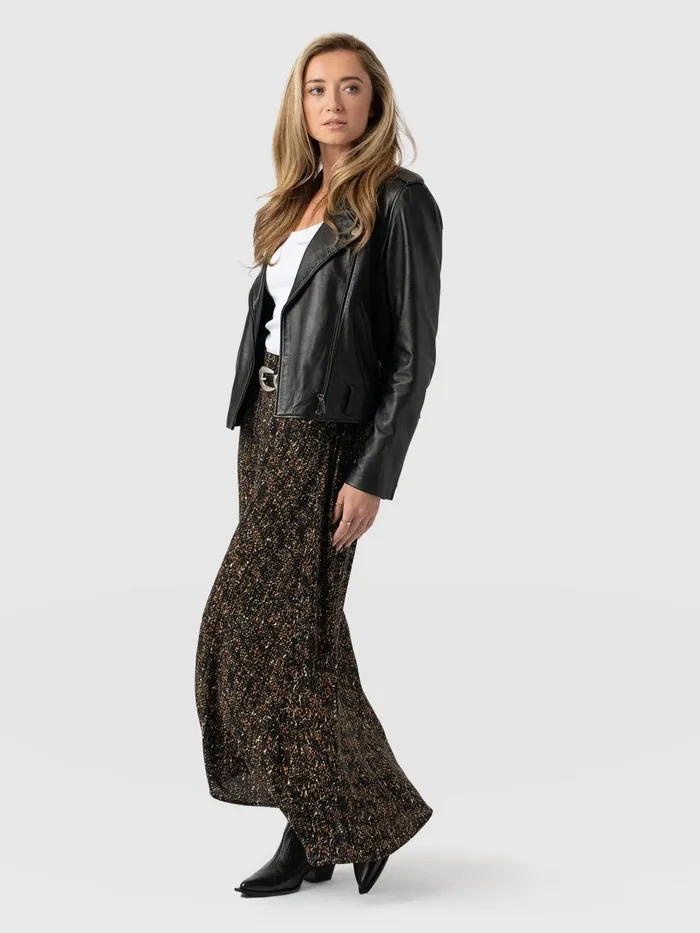 Sutton Skirt 8211 Ditsy Leopard Ditsy Leopard Women Saint And Sofia Skirts