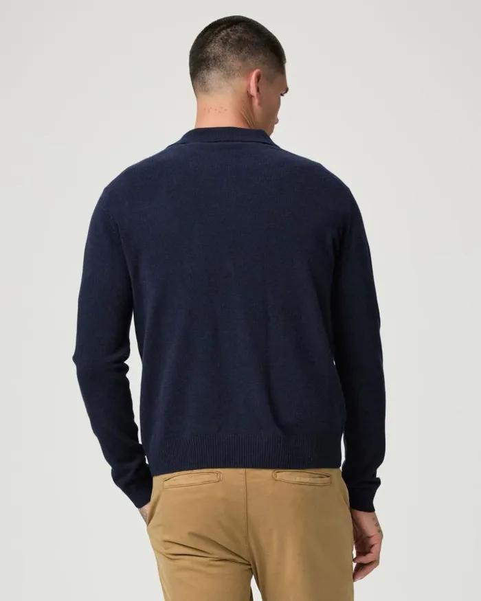 Sweaters and Sweatshirts Men PAIGE Dunlap Sweater 8211 Deep Anchor Cashmere Sweaters and Sweatshirts Men PAIGE Dunlap Sweater 8211 Deep Anchor Cashmere