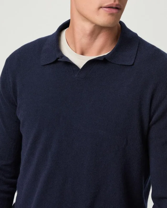 Sweaters and Sweatshirts Men PAIGE Dunlap Sweater 8211 Deep Anchor Cashmere Sweaters and Sweatshirts Men PAIGE Dunlap Sweater 8211 Deep Anchor Cashmere