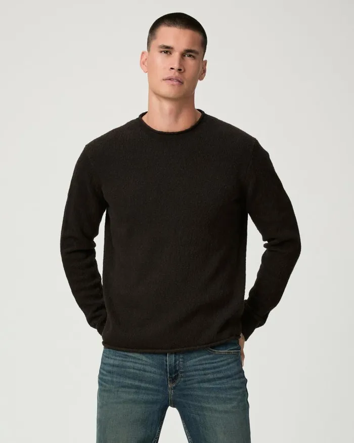 Sweaters and Sweatshirts Men PAIGE Ferguson Sweater 8211 Burnt Cocoa Sweaters and Sweatshirts Men PAIGE Ferguson Sweater 8211 Burnt Cocoa