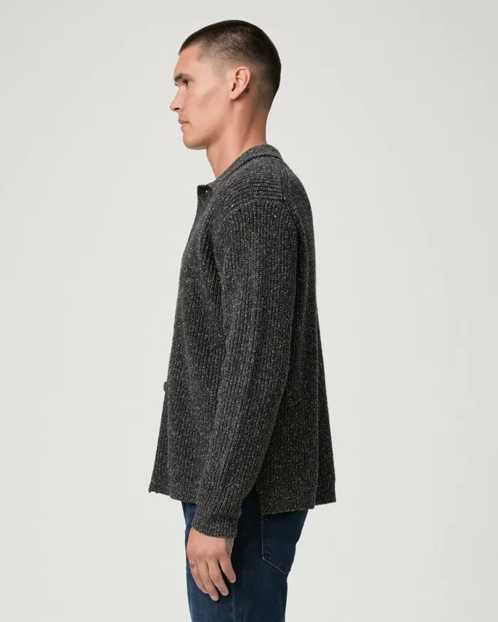Sweaters and Sweatshirts Men PAIGE Hinton Cardigan 8211 Speckled Black Sweaters and Sweatshirts Men PAIGE Hinton Cardigan 8211 Speckled Black