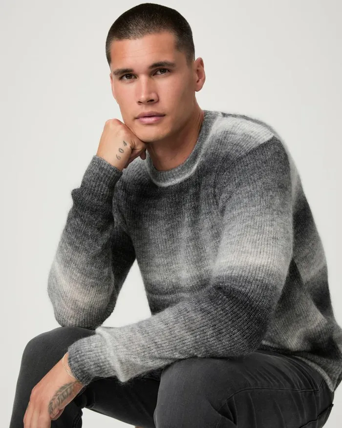 Sweaters and Sweatshirts Men PAIGE Lozano Sweater 8211 Falling Fog