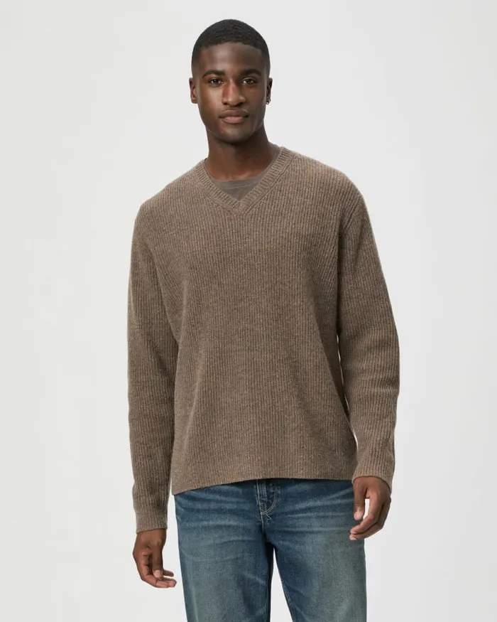Sweaters and Sweatshirts Men PAIGE Roth Sweater 8211 Dark Dusty Trail