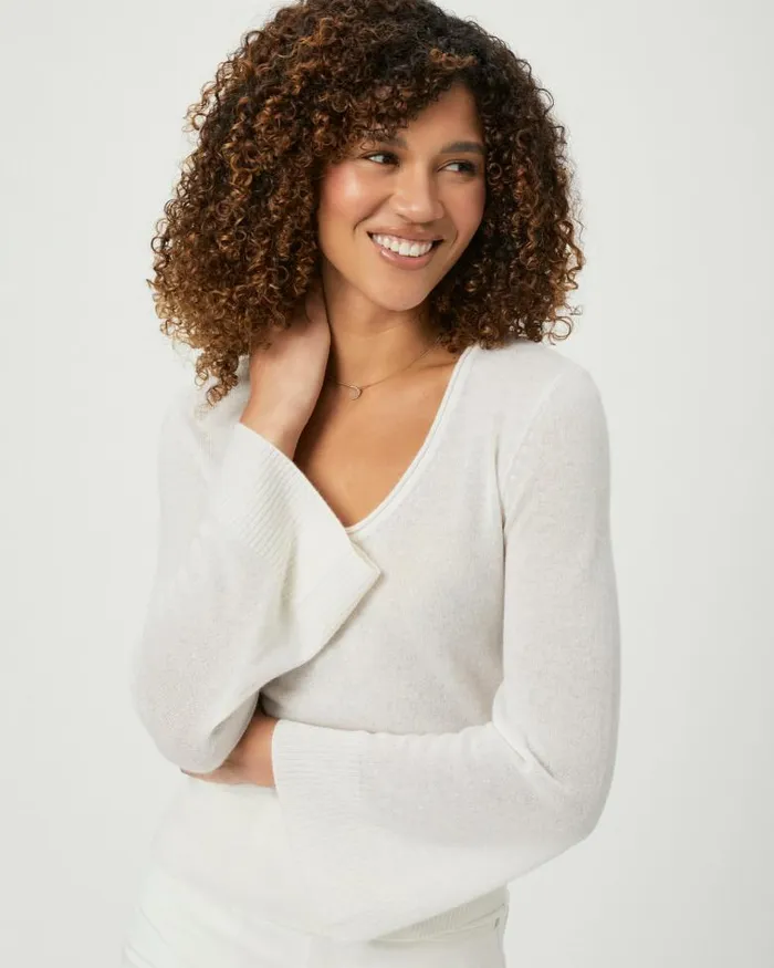 Sweaters and Sweatshirts Women PAIGE Akala Top 8211 Ivory Cashmere
