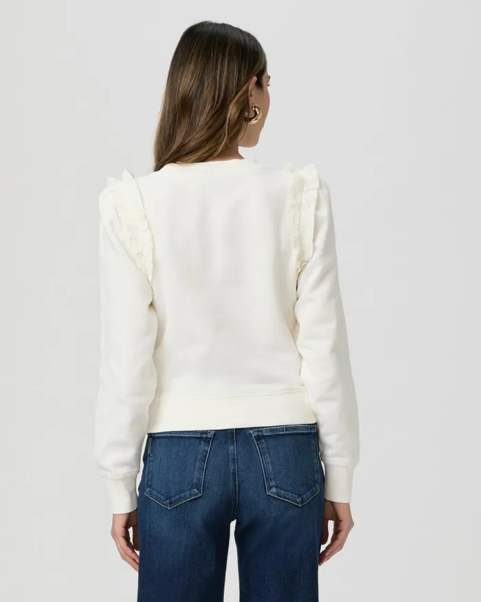 Sweaters and Sweatshirts Women PAIGE Alfira Sweatshirt 8211 Ivory Sweaters and Sweatshirts Women PAIGE Alfira Sweatshirt 8211 Ivory