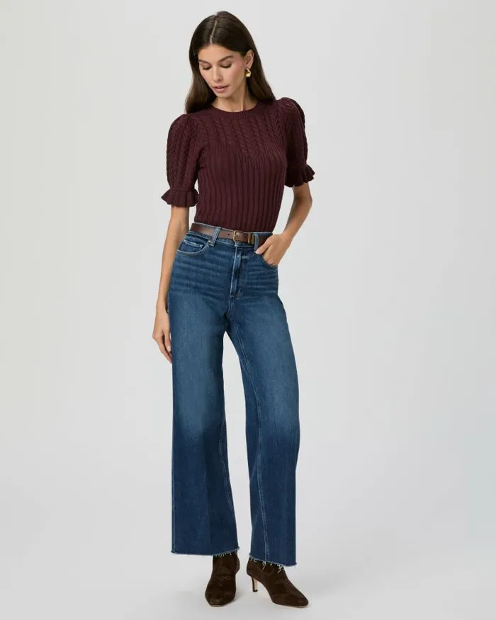 Sweaters and Sweatshirts Women PAIGE Ansa Sweater 8211 Oxblood