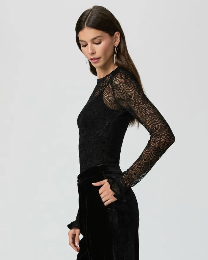 Sweaters and Sweatshirts Women PAIGE Ciera Top 8211 Black Sweaters and Sweatshirts Women PAIGE Ciera Top 8211 Black