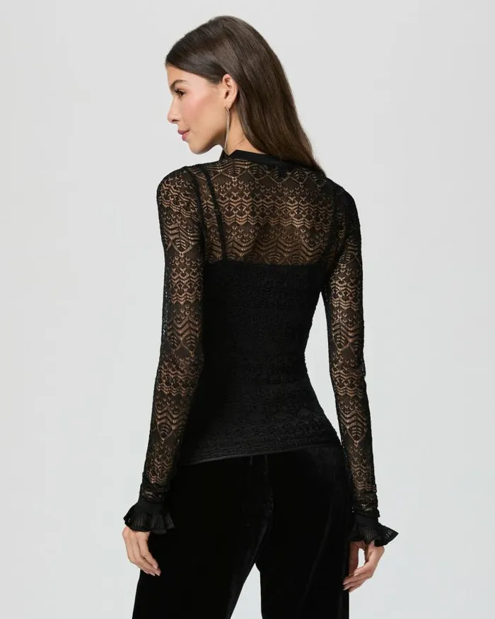 Sweaters and Sweatshirts Women PAIGE Ciera Top 8211 Black Sweaters and Sweatshirts Women PAIGE Ciera Top 8211 Black