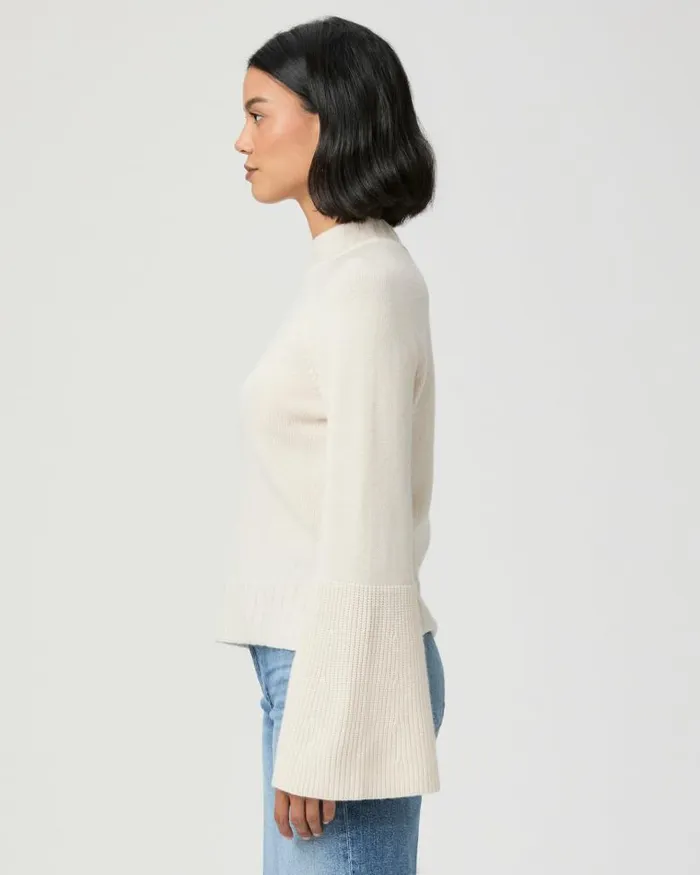 Sweaters and Sweatshirts Women PAIGE Laurel Sweater 8211 Ivory Cashmere