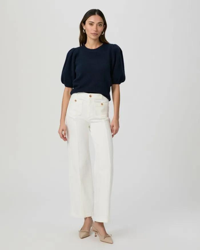Sweaters and Sweatshirts Women PAIGE Lucerne Top 8211 Deep Navy Cashmere