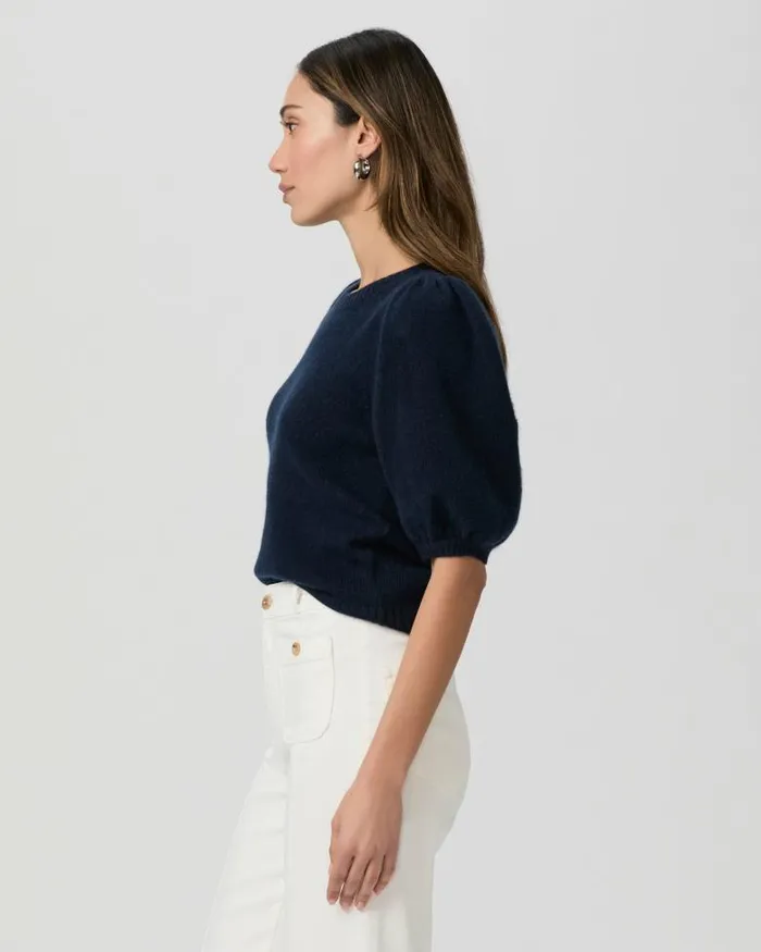 Sweaters and Sweatshirts Women PAIGE Lucerne Top 8211 Deep Navy Cashmere