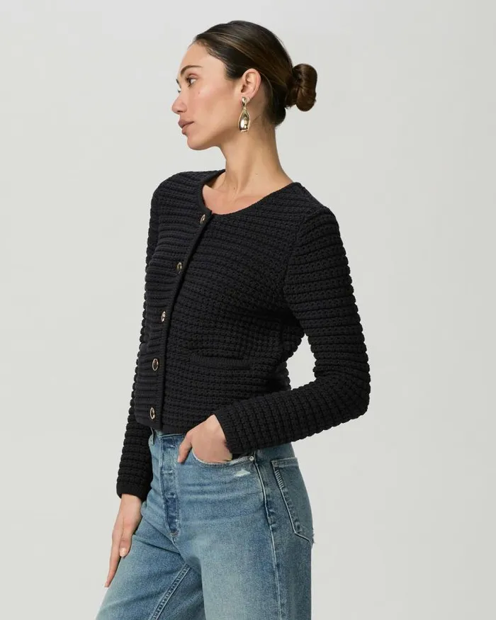 Sweaters and Sweatshirts Women PAIGE Oberon Cardigan 8211 Black Sweaters and Sweatshirts Women PAIGE Oberon Cardigan 8211 Black