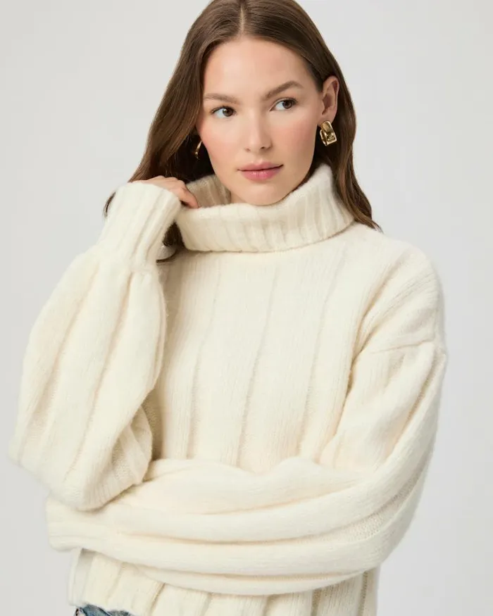 Sweaters and Sweatshirts Women PAIGE Roselia Sweater 8211 Ivory Sweaters and Sweatshirts Women PAIGE Roselia Sweater 8211 Ivory