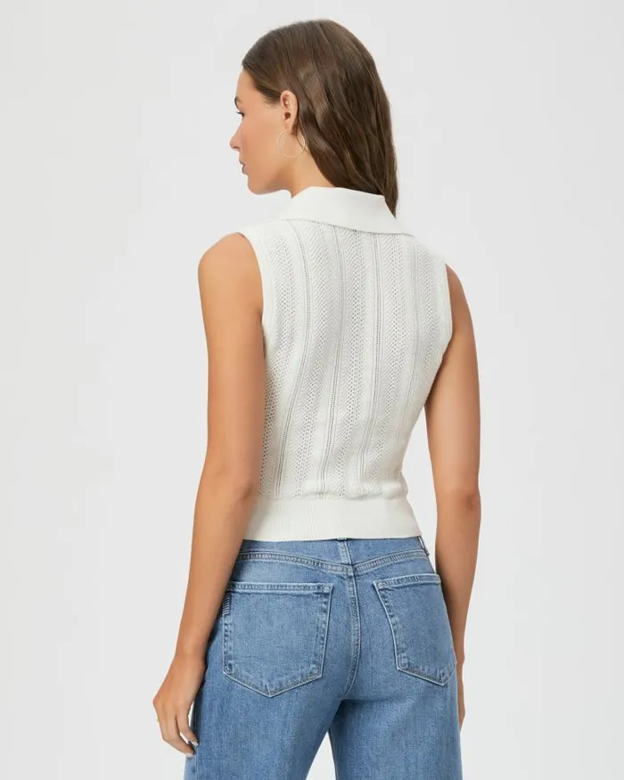 Sweaters and Sweatshirts Women PAIGE Rossana Sweater Tank 8211 Ivory