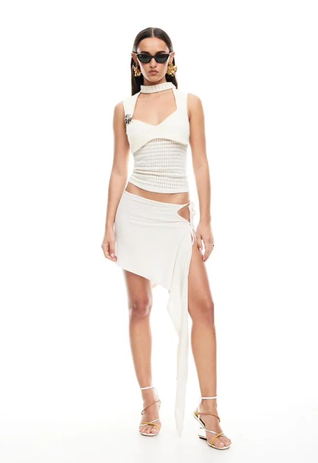 Swim Women Lioness Fashion MOSS MIDI SKIRT Porcelain Swim Women Lioness Fashion MOSS MIDI SKIRT Porcelain