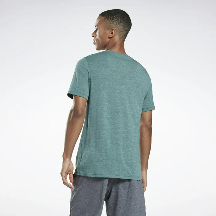 TShirts and Graphic Tees Mens Reebok ActivchillCotton TShirt Forest Green