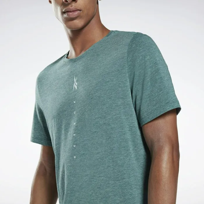 TShirts and Graphic Tees Mens Reebok ActivchillCotton TShirt Forest Green