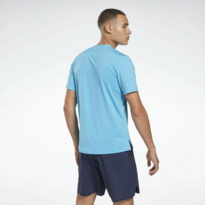 TShirts and Graphic Tees Mens Reebok Activchill Move TShirt Aqua
