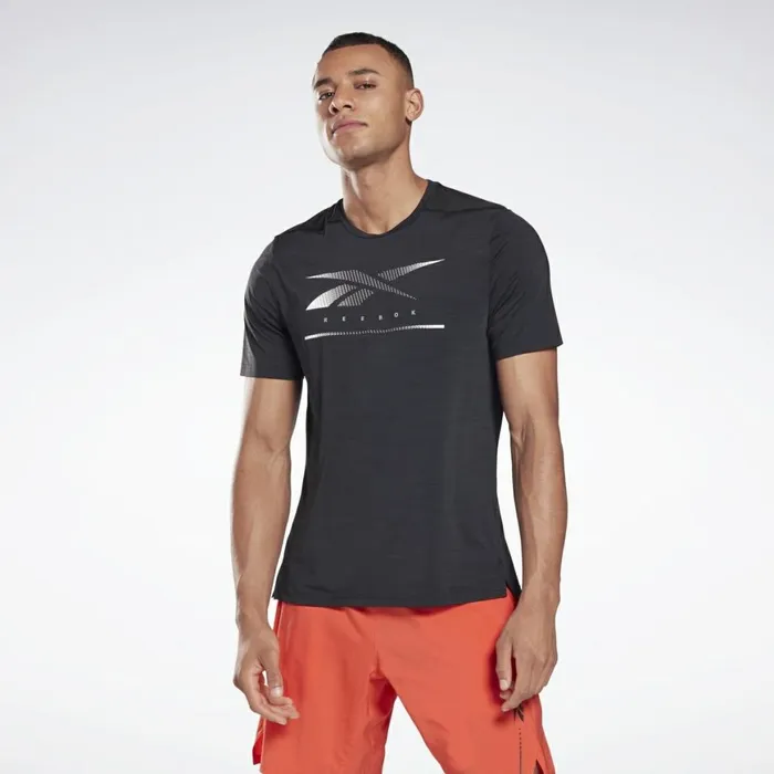 TShirts and Graphic Tees Mens Reebok Activchill Move TShirt Black
