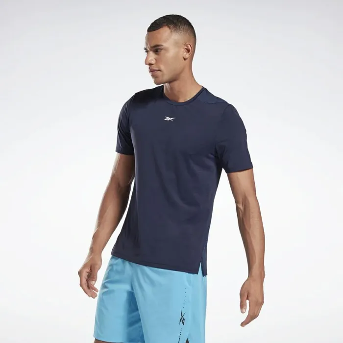 TShirts and Graphic Tees Mens Reebok Activchill Move TShirt Vector Navy