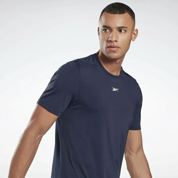 TShirts and Graphic Tees Mens Reebok Activchill Move TShirt Vector Navy