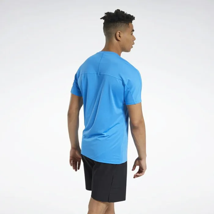 TShirts and Graphic Tees Mens Reebok ACTIVCHILL Move Tee Horizon Blue