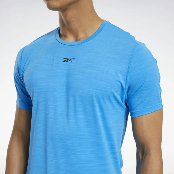 TShirts and Graphic Tees Mens Reebok ACTIVCHILL Move Tee Horizon Blue