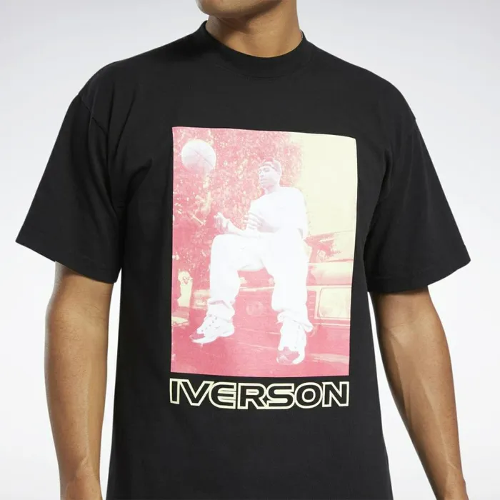 TShirts and Graphic Tees Mens Reebok Allen Iverson Hot Color TShirt Multi