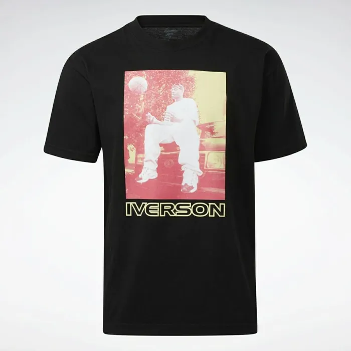 TShirts and Graphic Tees Mens Reebok Allen Iverson Hot Color TShirt Multi