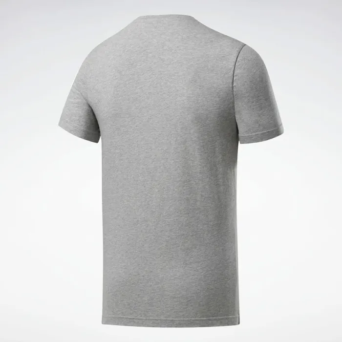 TShirts and Graphic Tees Mens Reebok Graphic Series Linear Logo Tee Medium Grey Heather