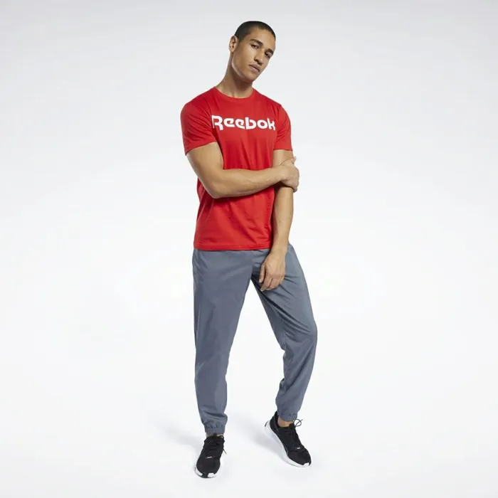 TShirts and Graphic Tees Mens Reebok Graphic Series Linear Logo Tee Motor Red