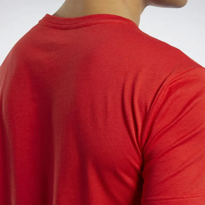 TShirts and Graphic Tees Mens Reebok Graphic Series Linear Logo Tee Motor Red