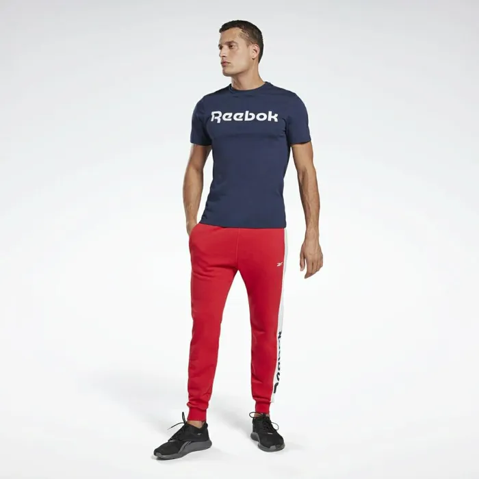 TShirts and Graphic Tees Mens Reebok Graphic Series Linear Logo Tee Vector Navy White